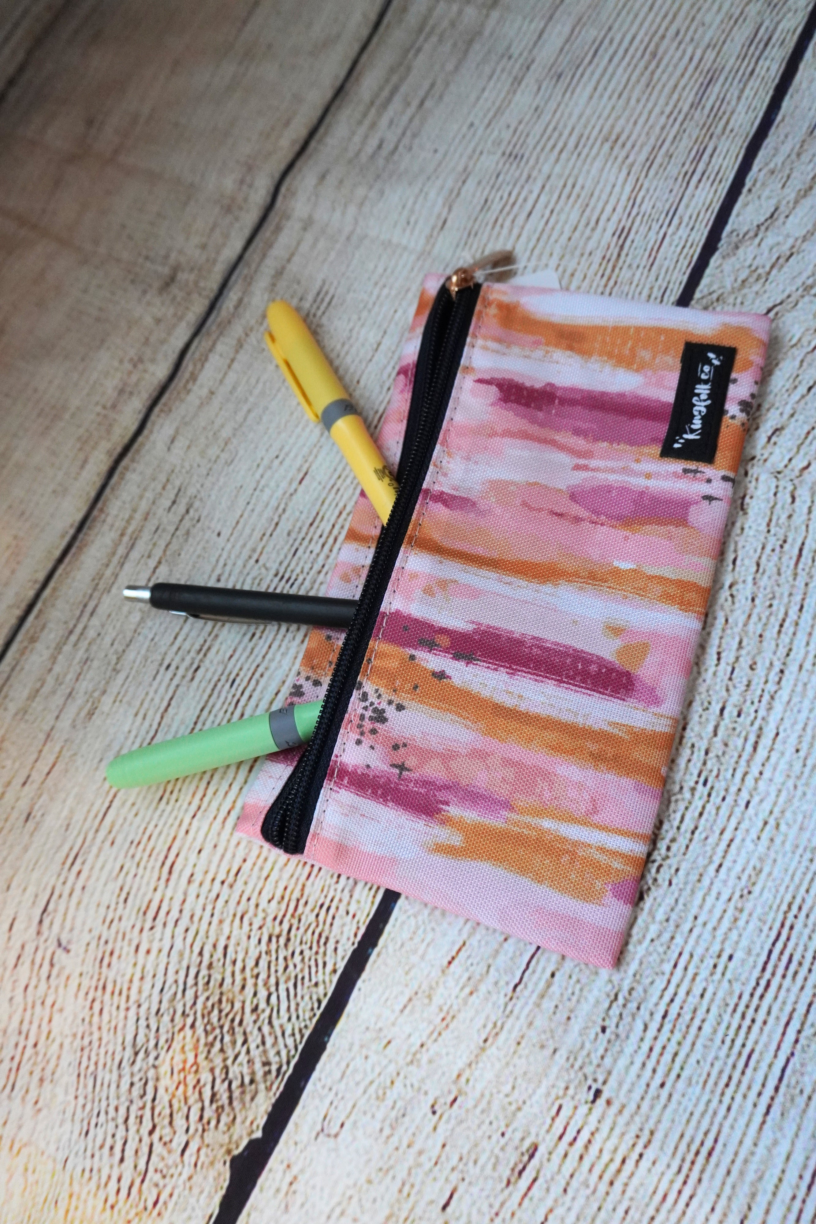 Fields of Grace Pencil + Pen + Highlighter Pouch