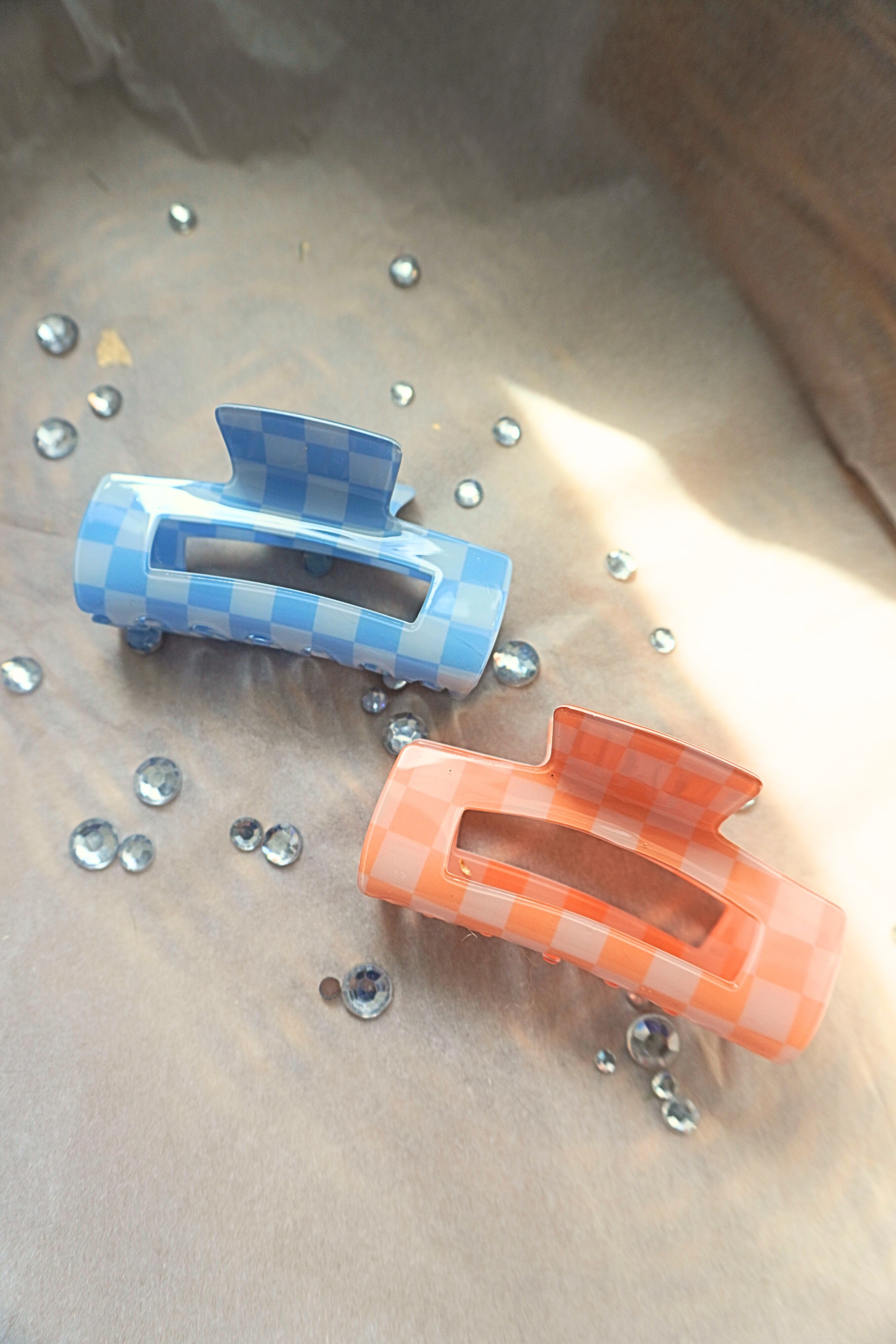 Checkered Claw Clips