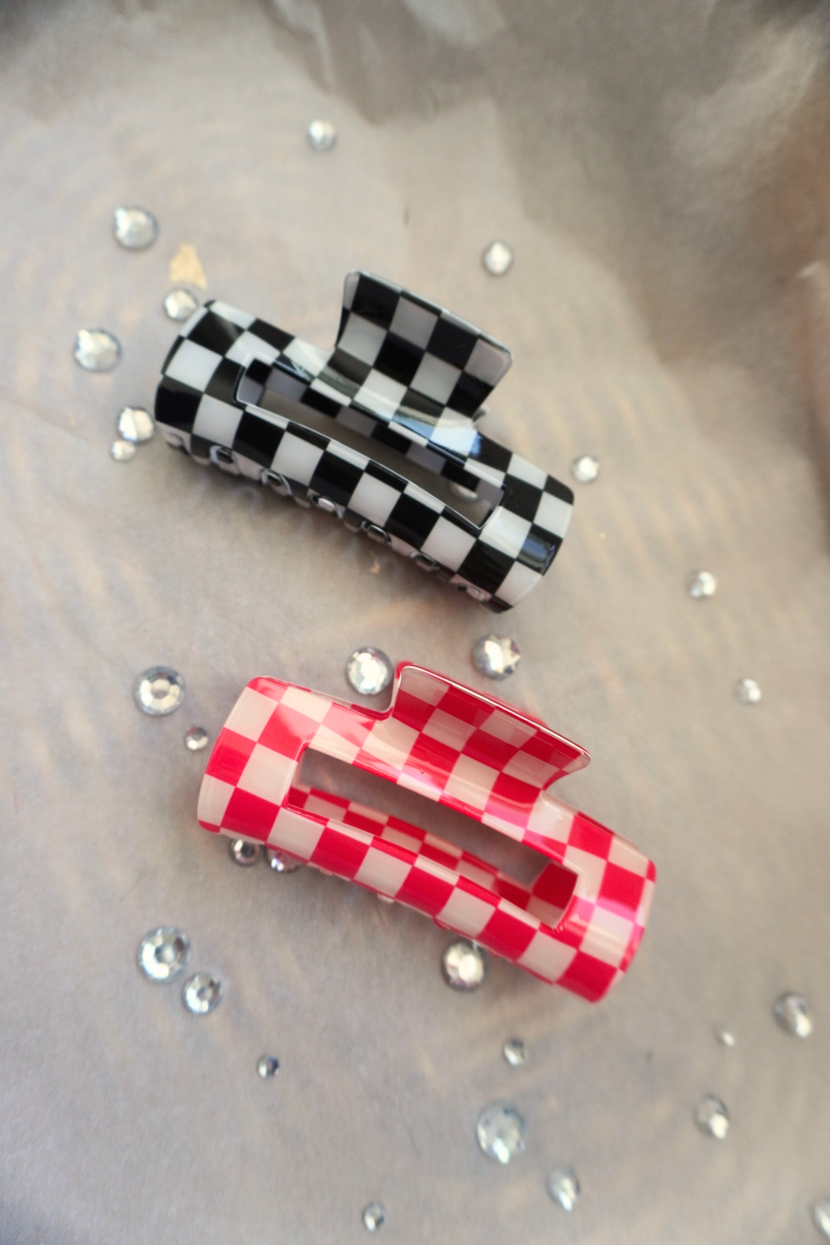 Checkered Claw Clips