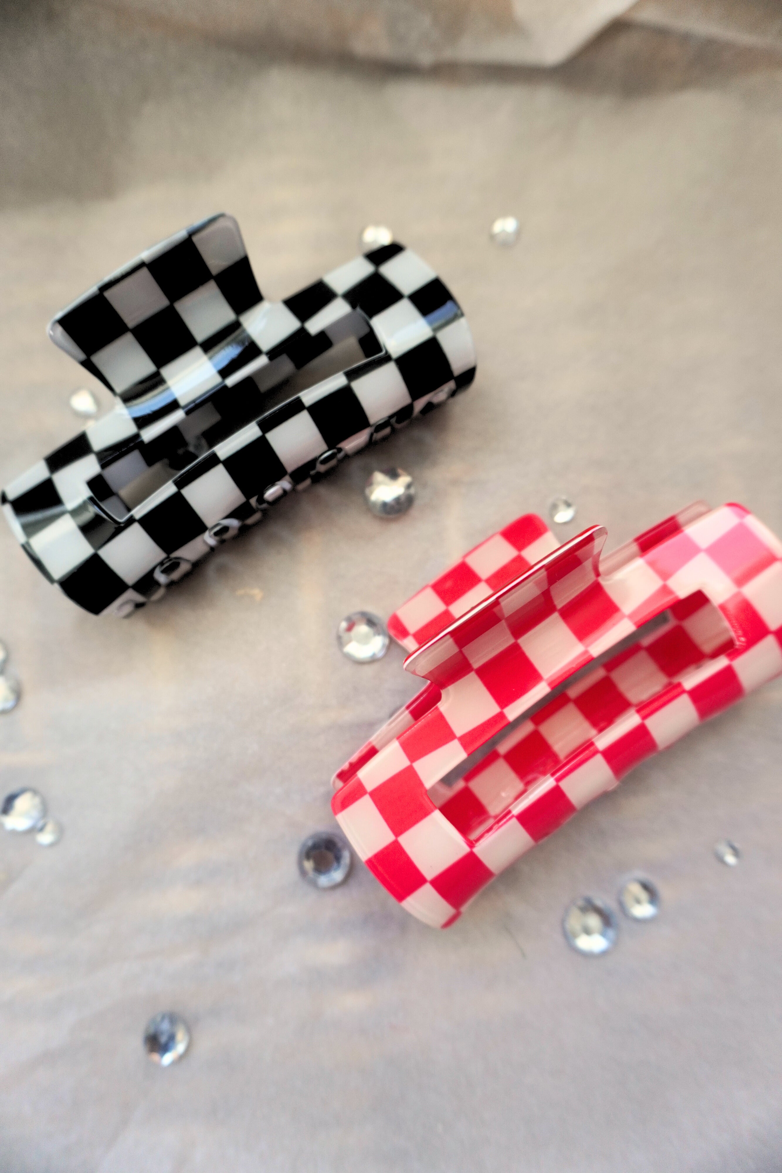 Checkered Claw Clips
