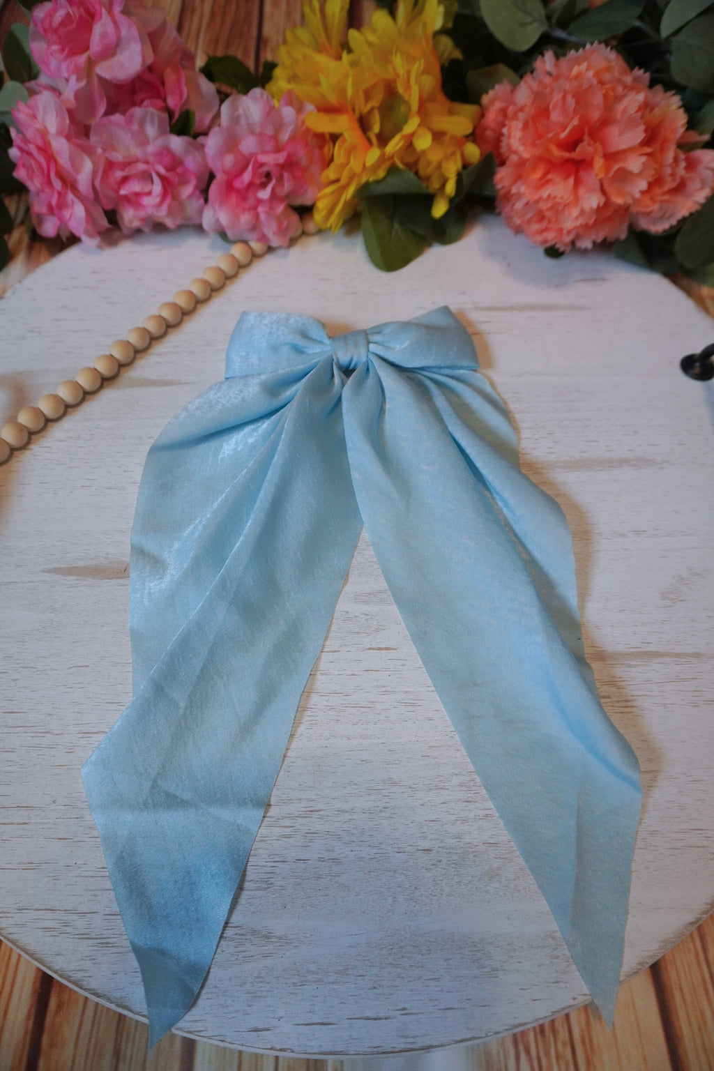 SHEER RIBBON BOW CLIPS